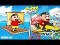 Shinchan Made the BIGGEST Boat Ever in Roblox! 🚤😱