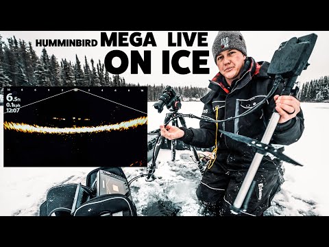 Ice Fishing With Humminbird Mega Live (First Impressions) 