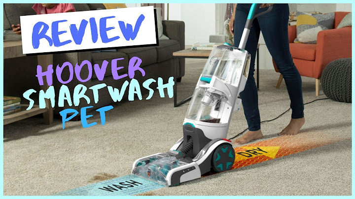 Hoover smartwash automatic carpet cleaner machine and upright shampooer
