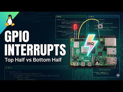 GPIO Interrupt Handling: LDD with Raspberry Pi #13