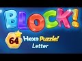 BLOCK Hexa Puzzle Letter Level 64 Basic Lsung Solution BLOCK Hexa Puzzle Letter Level 64 Basic Lsung Solution