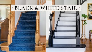 Painting our Stair Black & White! | Stair Reno Pt. 2