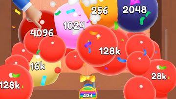Jelly 2048 | biggest number Blob Merge 3d in jelly 2048 New part #14 #jelly2048