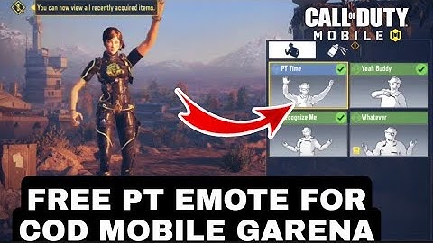 *FREE* EMOTE FOR GARENA USERS PT TIME REDEEM CODE JULY 2021 COD MOBILE
