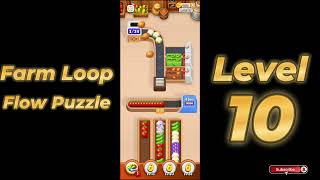 🎮 Farm Loop Level 10 | Flow Puzzle walkthrough | Solutionguruji