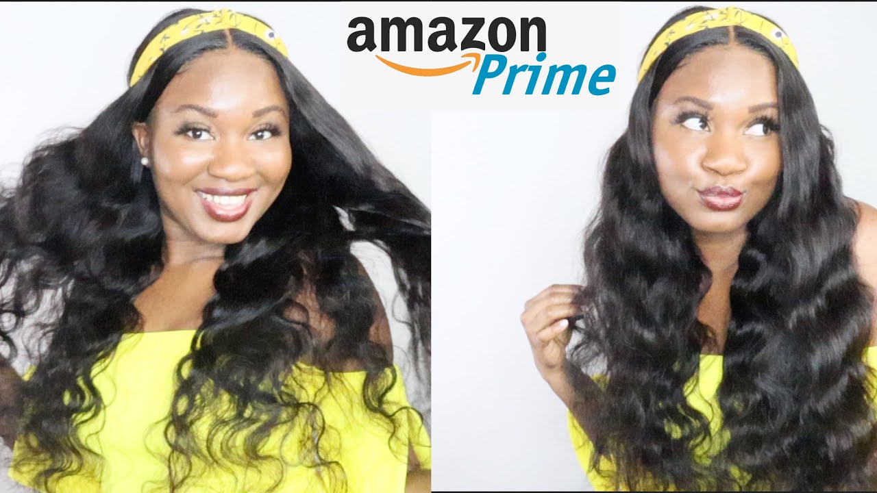 Amazon prime Wig to throw on a cute dress , NO BALD SCALP, NO PLUCKING
