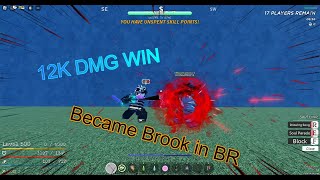 So i became BROOK in GPO BR (gone wrong) | 12K DMG WIN So i became BROOK in GPO BR (gone wrong) | 12K DMG WIN