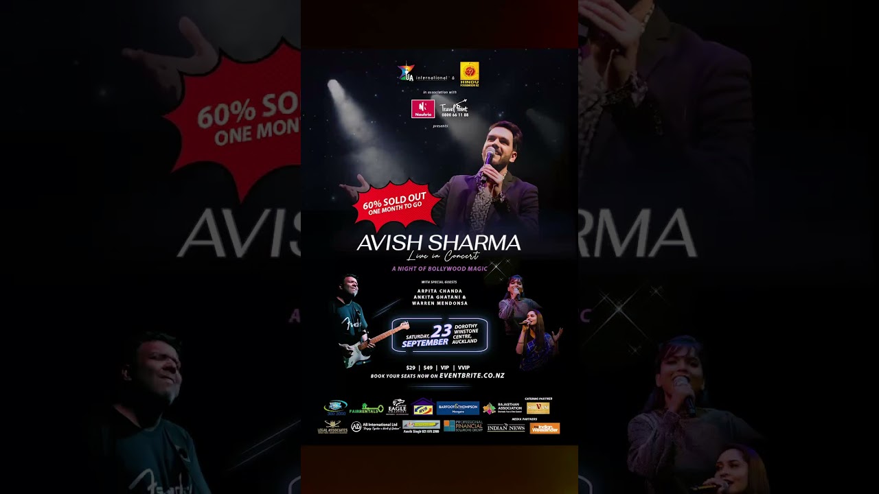 Avish Sharma - LIVE in Auckland