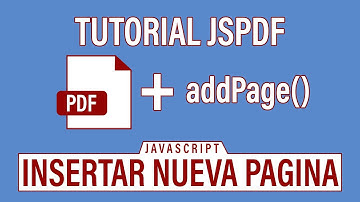 Inserta Paginas en el mismo PDF usando #jspdf
