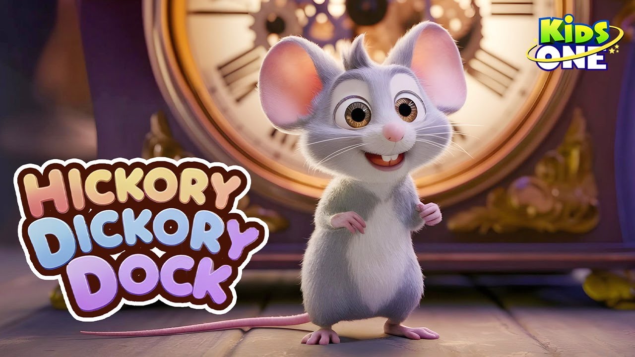 Hickory Dickory Dock Nursery Rhyme for Children | New Version with Fun ...