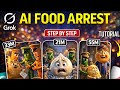 How I Make Viral Ai Junk Food Arrest Videos | How to create Viral Ai Junk Food Arrest Videos #ai