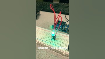 Random RGB LED Lighting #rgb #arduino #light