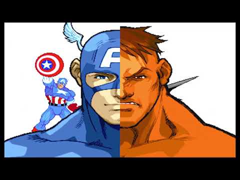 Marvel vs Capcom 1 ( Arcade ) - Orange Hulk / Captain America Playthrough ( June 2, 2019 )