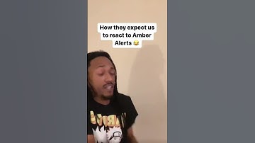 How they expect us to react to Amber Alerts 😂 #SpazzTheVisionary