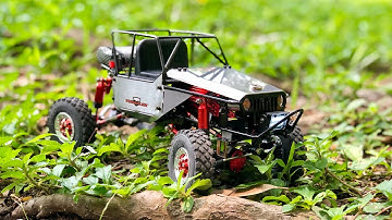 [Full Run Video] 1:16 Scale Metal Tube Chassis RC First Run at the Flourishing (Grassy & Wet) Park