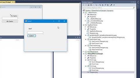 Creating Custom WinForm UsersControls and subclasses of them  in Visual Studio