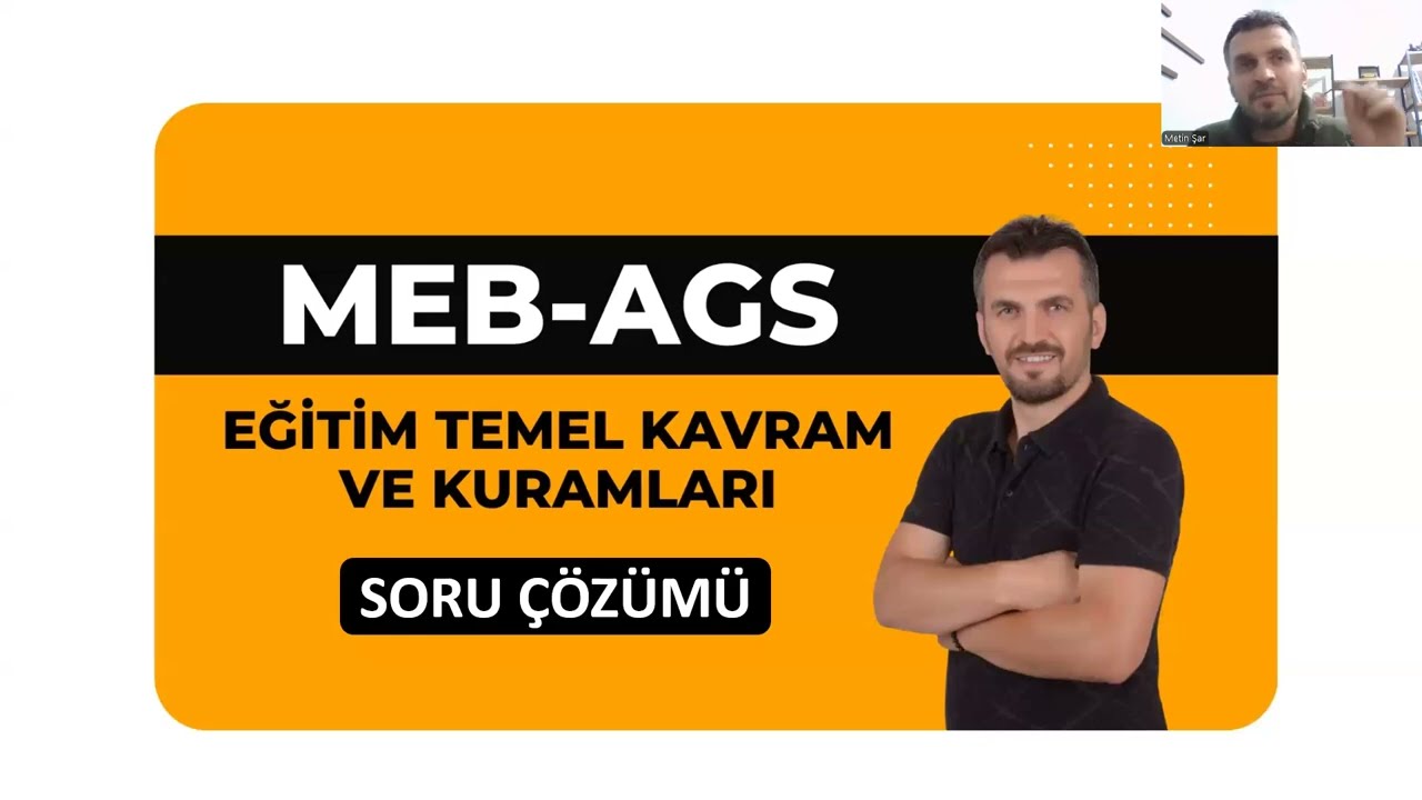 MEB AGS SORU ÇÖZÜMÜ (TEMEL KAVRAMLAR)