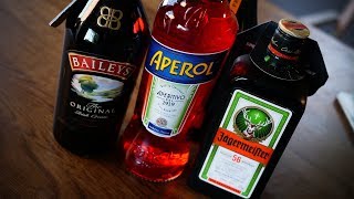 Вкусовщина(18+): Aperol, Jagermeister, Baileys