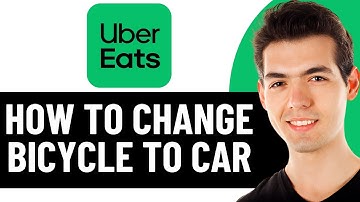 HOW TO CHANGE UBER EATS BICYCLE TO CAR 2025! (FULL GUIDE)