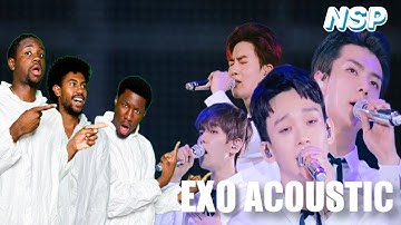 EXO(엑소)에 대한 FIRST TIME Reaction - Acoustic Session+Lady Luck +(시선둘,시선하나)What If