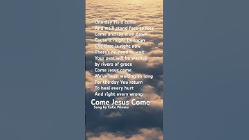Thumbnail of 🎧Come Jesus Come by CeCe Winans #week_top_praise #christiansong #영어찬양 #lyrics #modernhymns #shorts