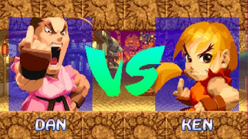 #572 Super Puzzle Fighter II Turbo Hidden Characters (3/3): Dan gameplay.