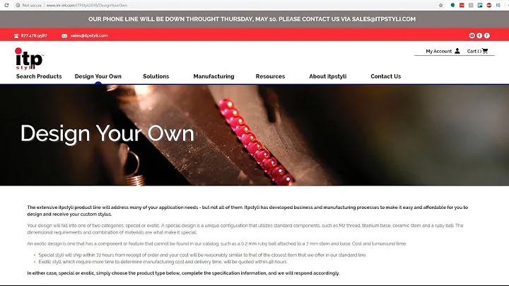 Custom Stylus Solutions from itpstyli