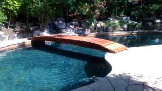 Handcrafted Garden Bridges 559-325-2597 Garden Bridges, Beautiful landscape bridges and koi pond bridges custom built redwood and cedar garden bridges for water