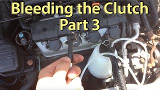 Bleeding the Clutch (Honda Civic) - 3 of 3
