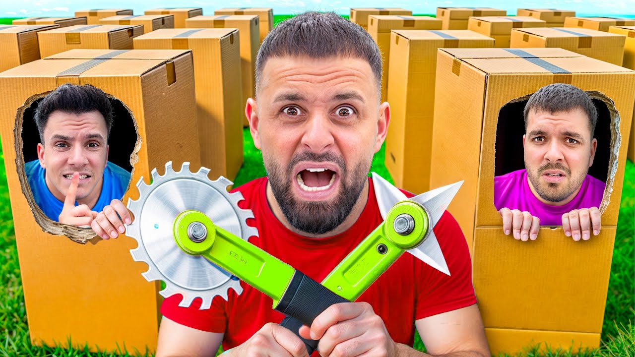 Hide 'N Seek in Cutii de Carton Gigantice !