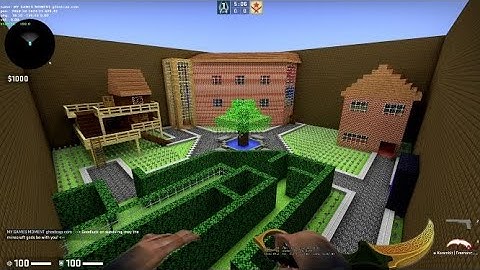 CS:GO ZOMBIE SURVIVAL MOD zm_minecraft_utopia_v2