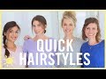 STYLE & BEAUTY | 4 Quick Hairstyles for Mom!