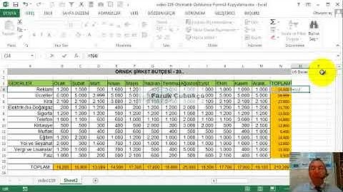 Excel Otomatik Doldurma İşlemleri (Autofill)