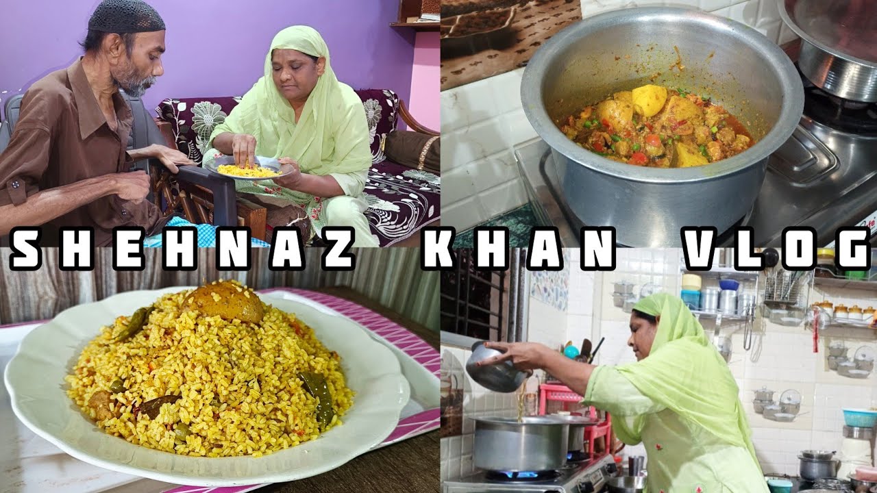 Cooked aloo pulao for dinner | A part of my routine | Shehnaz Khan Vlog