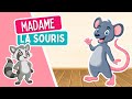 Madame la souris avec les paroles  comptines et chansons par les mmeries