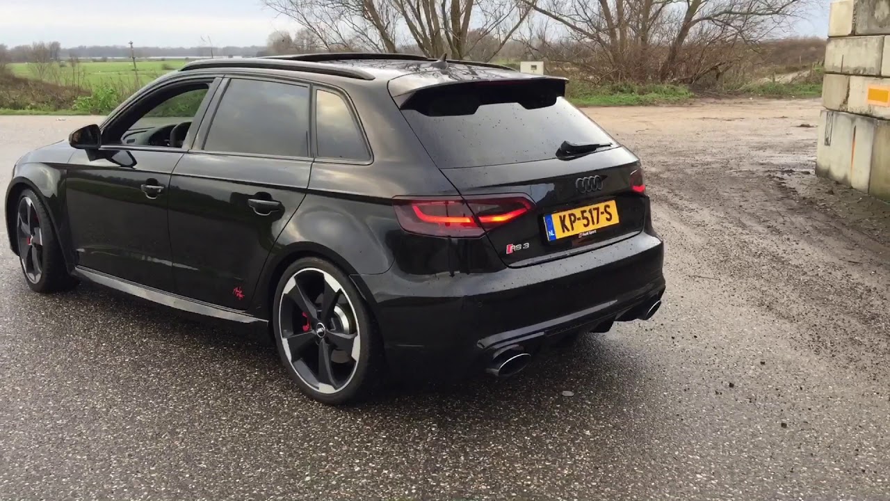 435 HP FULL Decat RS3 with Armytrix exhaust system! Sounds ...