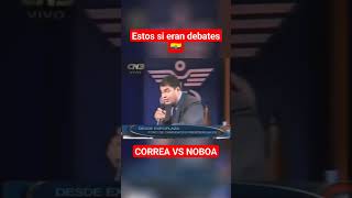 Rafael Correa 🇪🇨 vs Álvaro Noboa en debate #ecuador #rafaelcorrea #eleccionesecuador2023