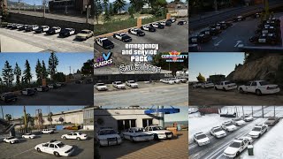 19902000s San Andreas Emergency And Service Vehicles Pack