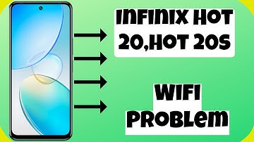 Infinix Hot 20,Hot 20s Wifi Problem ||  Wifi Not Working Problem