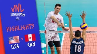 Usa Vs. Canada - Highlights Men Week 4 Volleyball Nations League 2019