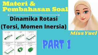 Materi dan Pembahasan Soal Dinamika Rotasi Fisika Kelas XI || Part 1