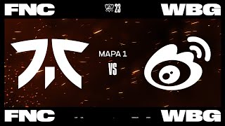 FNATIC VS WEIBOGAMING - MAPA 1 - DÍA 9 - SWISS STAGE - WORLDS - 2023 - LEAGUE OF LEGENDS