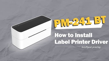 Phomemo PM-241BT Tutorial: (Win10) Installing Label Printer Driver And Prepare before use