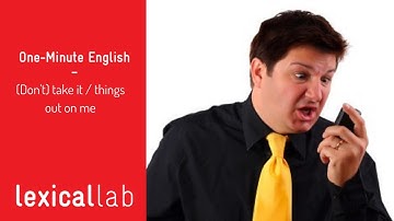 ONE-MINUTE ENGLISH: (Don