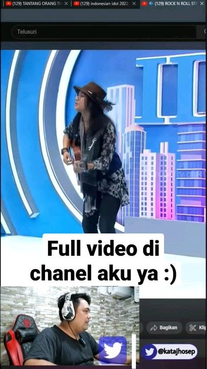 INDONESIA IDOL 2023 AUDITION MOMENT, THIS GUY IS THE MOST ROCK!! EVERYONE JOINS!! #shorts #reaction