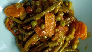 Menestra de verduras congeladas, fácil y rico con Thermomix