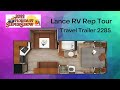 Wow! Love This Lance Travel Trailer 2285! Awesome Couples Coach! Rep Tour!