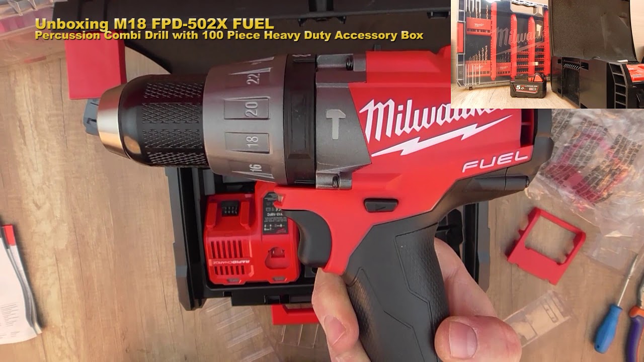 Milwaukee M18 FPD3-502X FUEL Gen 4 18V 2 x 5.0Ah Li-Ion RedLithium