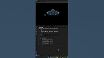 Make INSANE Glowing Rings Motion Graphics | HTML & CSS Animation  #coding #html