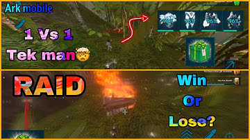 ( ARK MOBILE ) Raid Base 🔥 50-20 🤯 Did we raid them ? 🧠 Tek arrmor 💞 (S6e4)